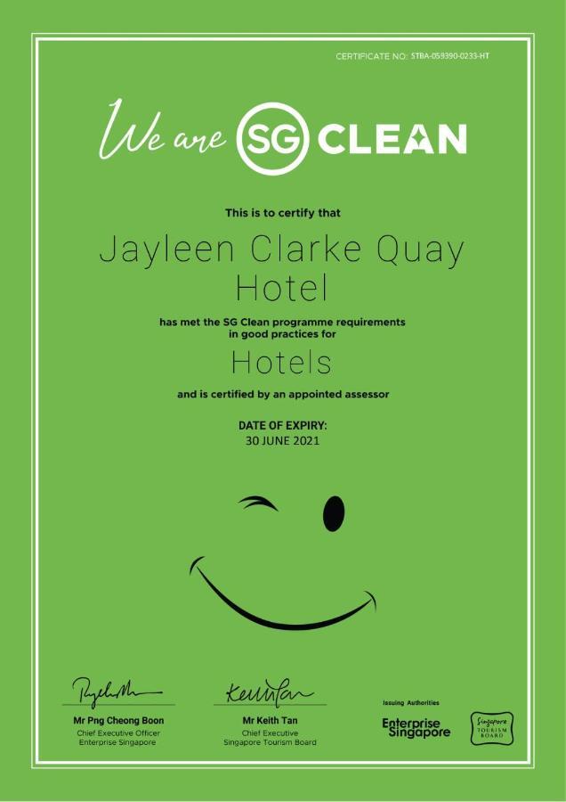 Jayleen Clarke Quay Hotel Сингапур Экстерьер фото